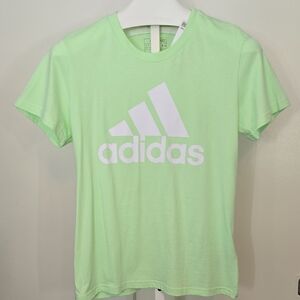 adidas Light Green Short Sleeve Tee